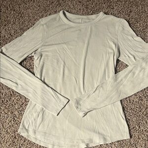lululemon athletica Long Sleeve Cream Top